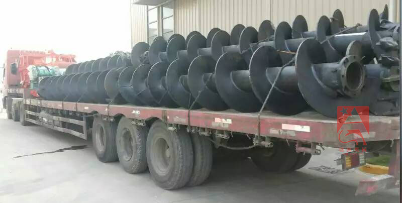 發(fā)往港口的800長螺旋鉆桿